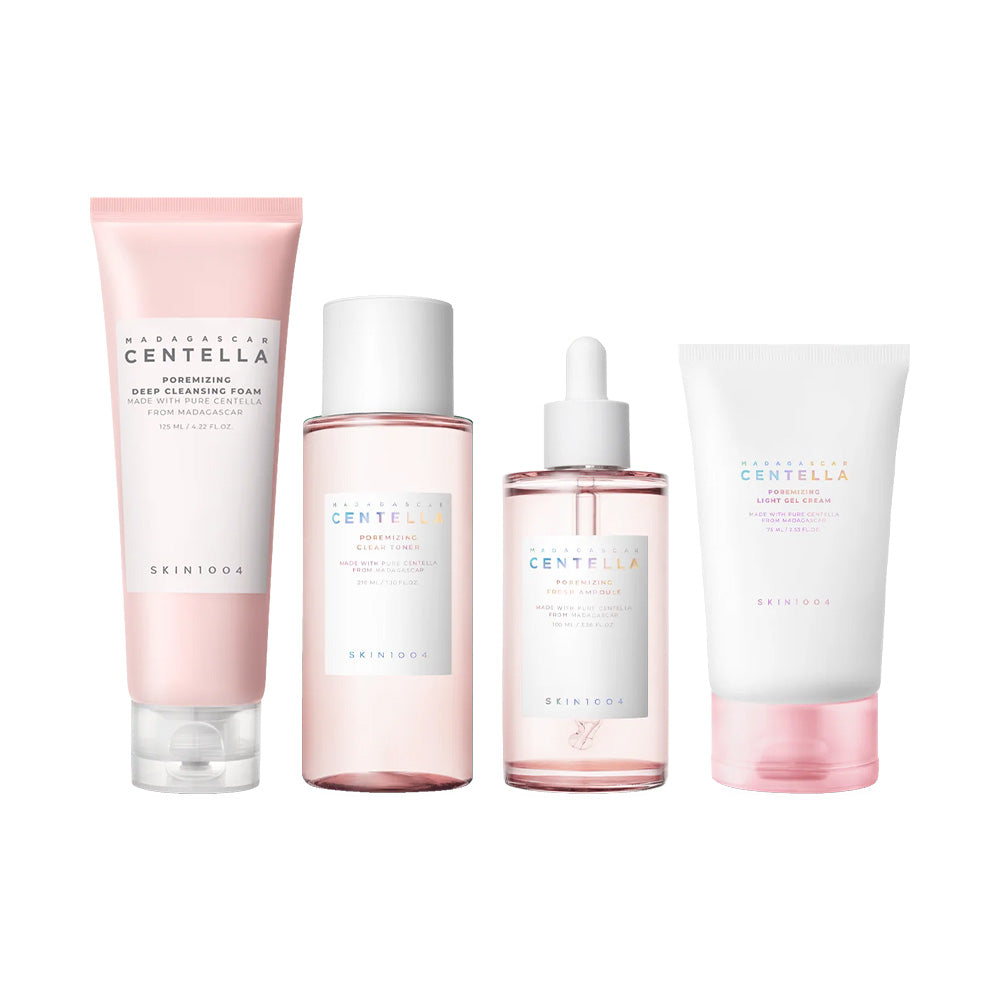 Madagascar Centella Poremizing Set – Pore Care & Oil Control Routine 4 Steps - BEAUTINA