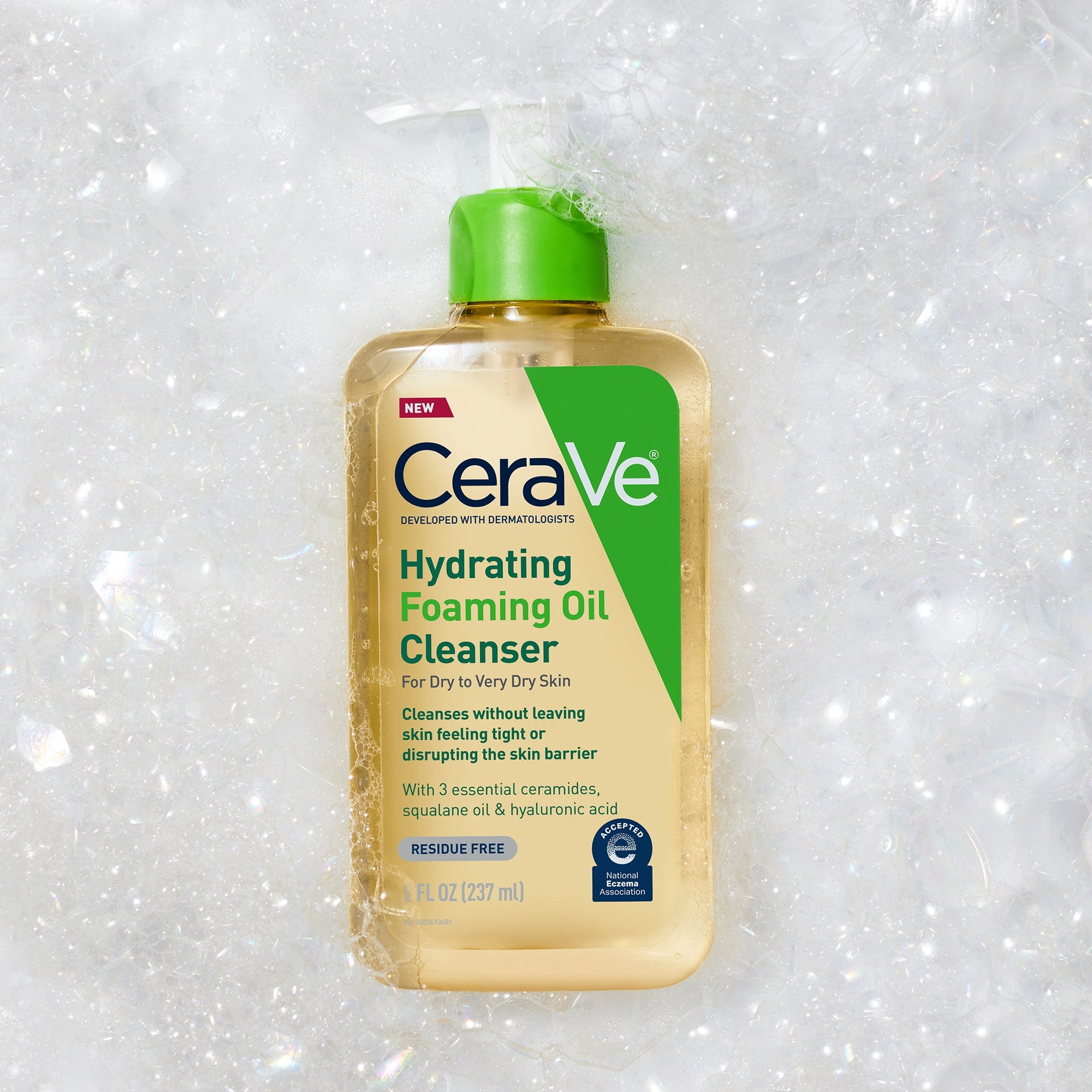 Cerave Foaming Oil Cleanser 12oz 355ml USA - BEAUTINA
