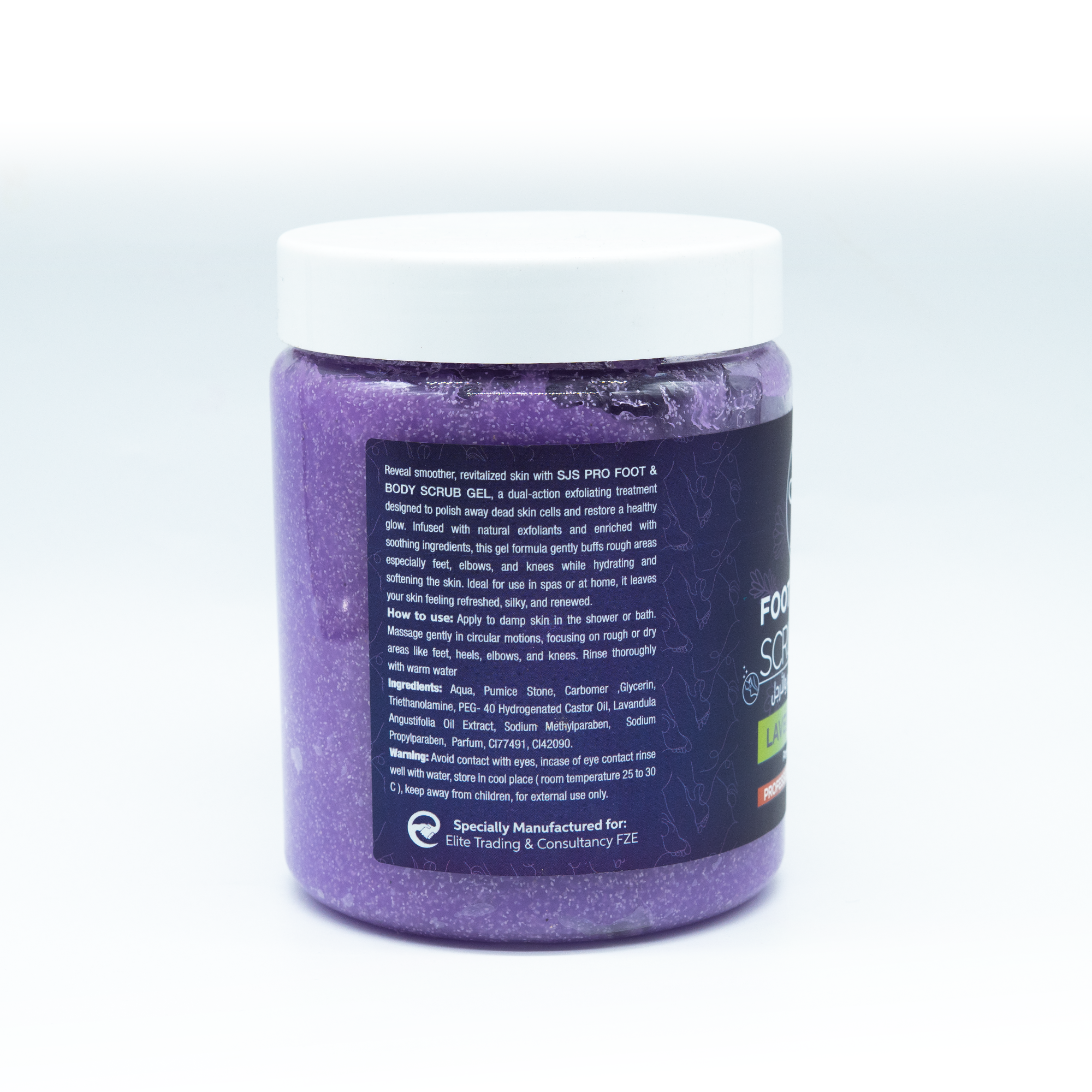 Lavender Foot & Body Scrub Gel – Refreshing Exfoliating Treatment 1 KG
