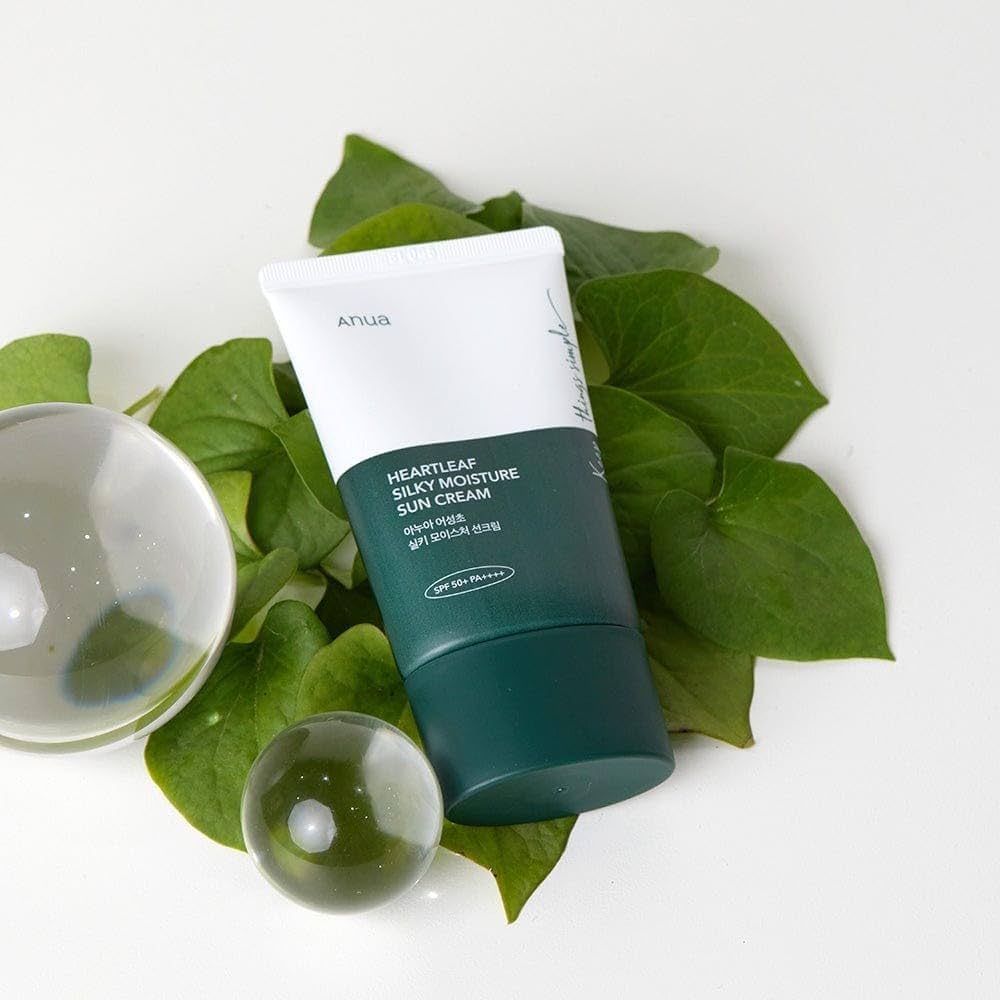 Heartleaf Silky Moisture Sunscreen - BEAUTINA