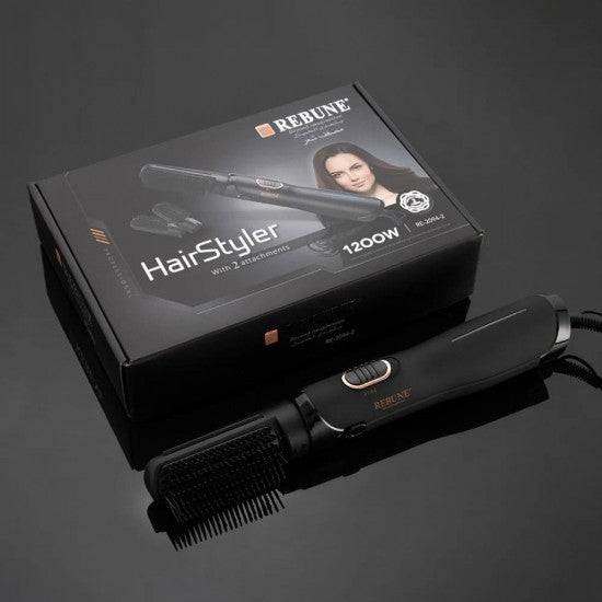 Rebune hairdryer with two combs 2094-2, heat 1200 watts - BEAUTINA