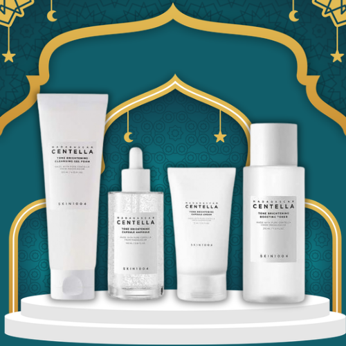 Centella Tone Brightening Set – 4-Step Radiance & Calm Routine - BEAUTINA