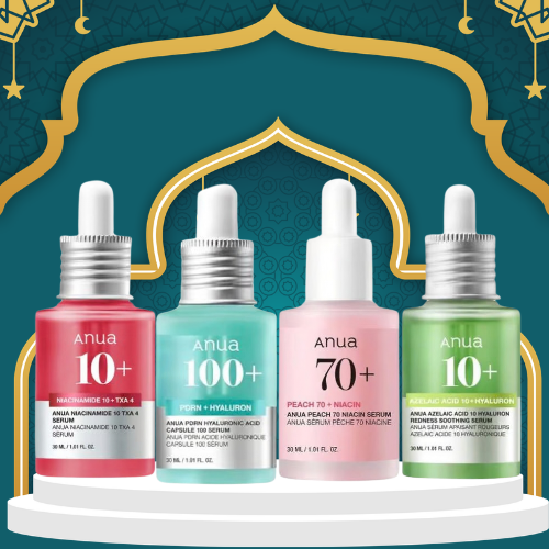 Anua 4 Serum Set Daily Routine - BEAUTINA