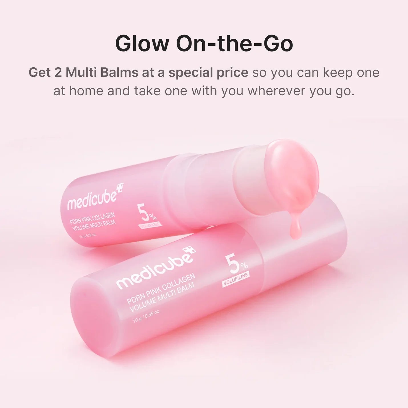 PDRN Pink Collagen Volume Balm | Hydrating Lip Balm