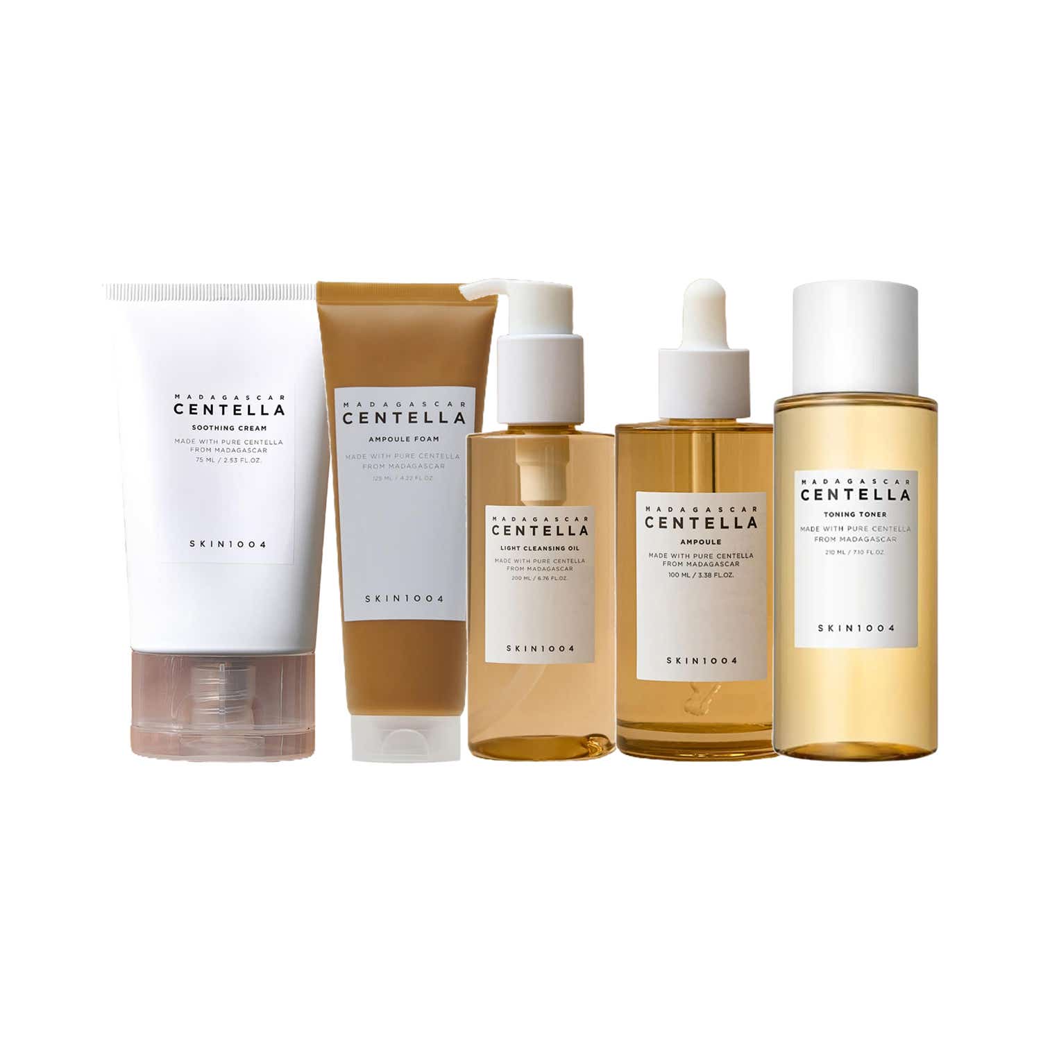 Madagascar Centella Full Set – Deep Soothing & Purifying Routine (5 Steps) - BEAUTINA