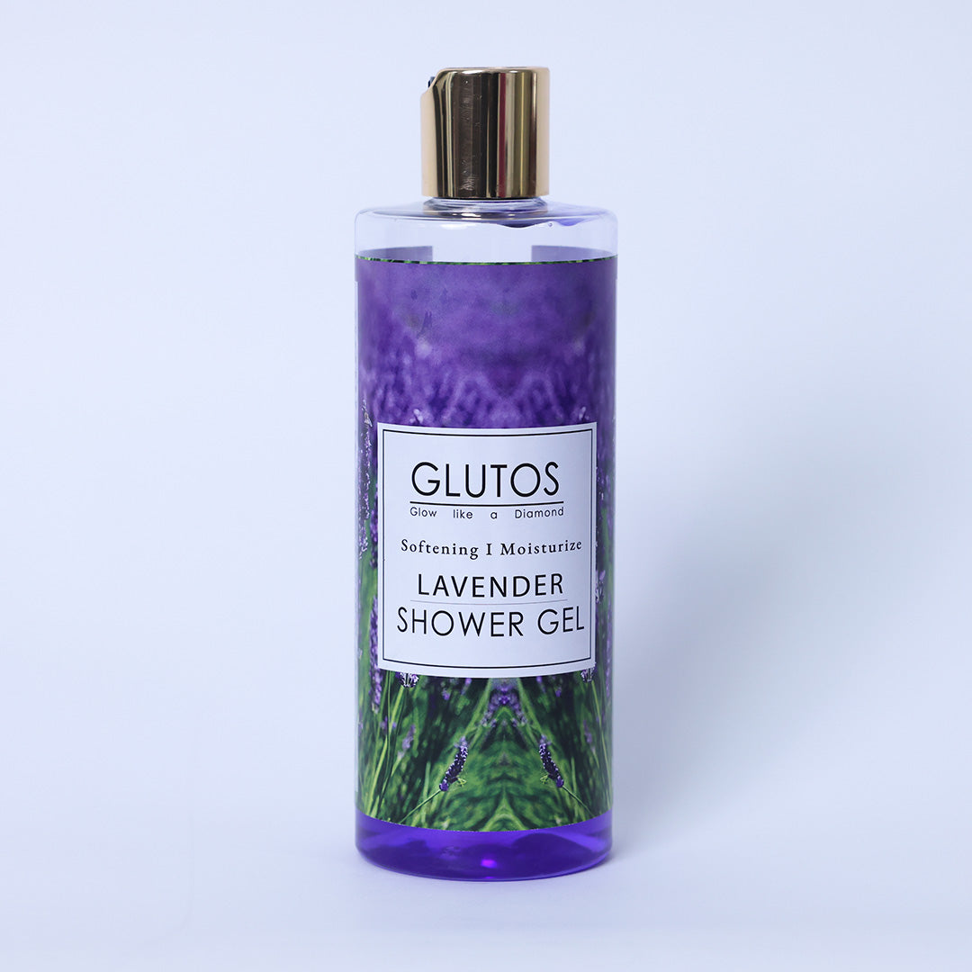 Lavender Shower Gel Glutos 500Ml - BEAUTINA