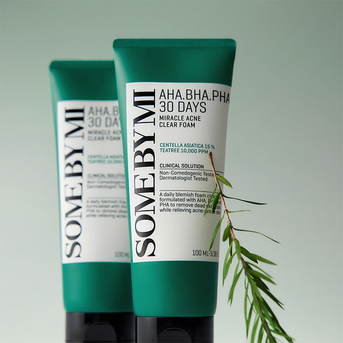 AHA BHA PHA 30 Days Miracle Acne Clear Foam 100 ml - BEAUTINA