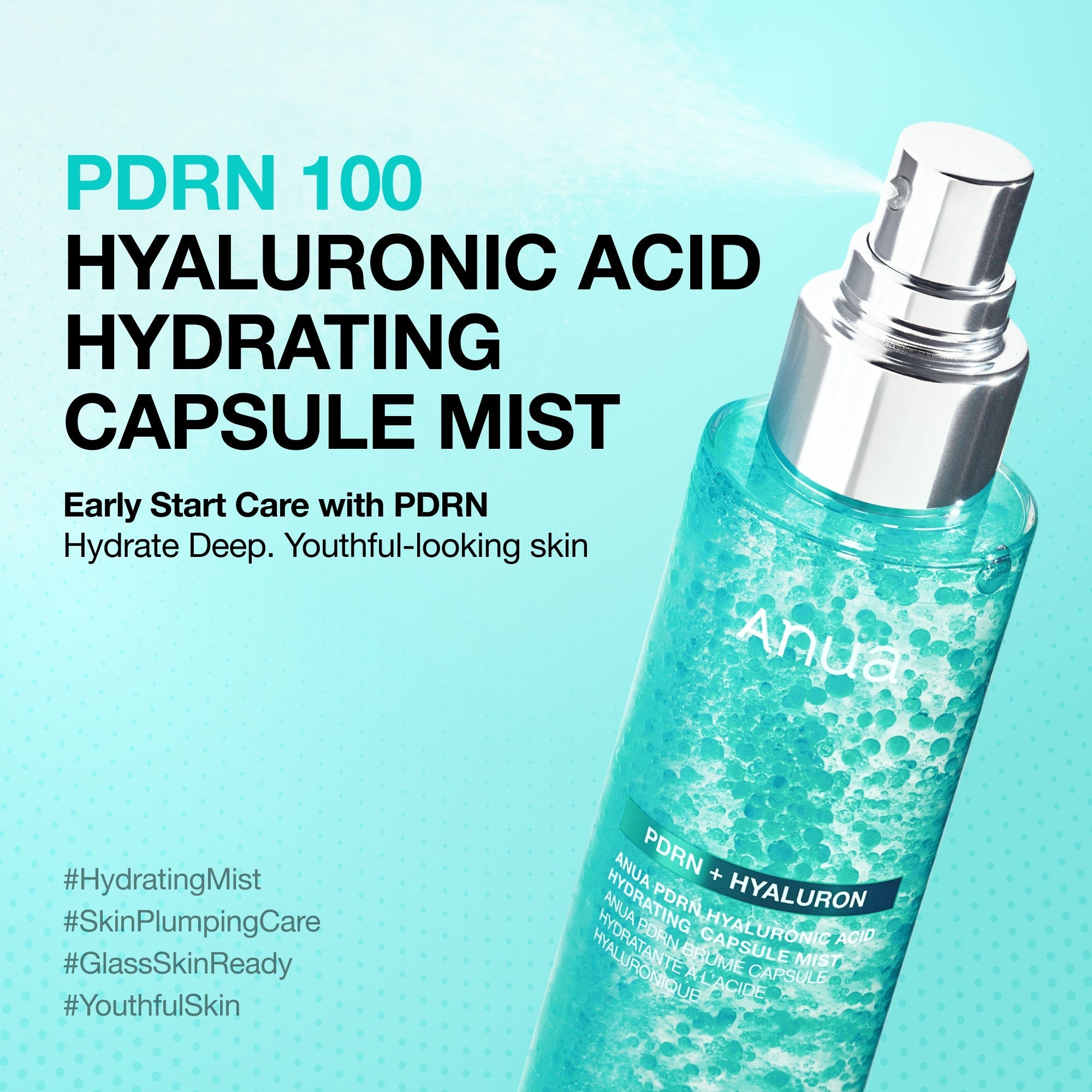 PDRN Hyaluronic Acid Hydrating Capsule Mist 30ml - BEAUTINA