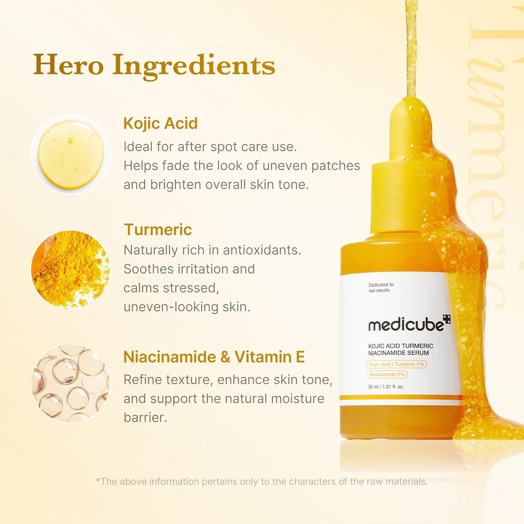 Kojic Acid Brightening Serum – Dark Spot & Glow Boosting Korean Serum - BEAUTINA