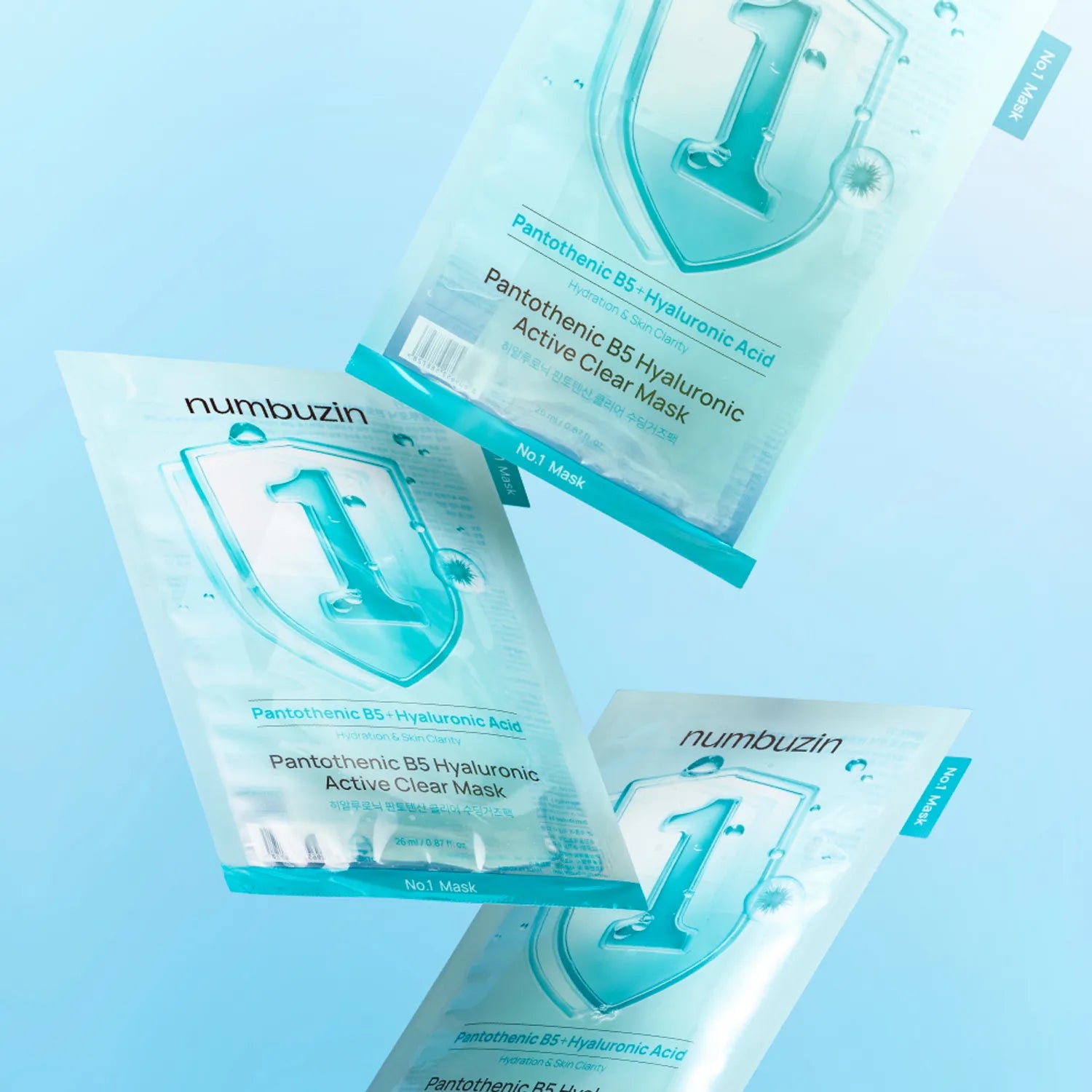 Pantothenic B5 Hyaluronic Active Clear Mask – 26 ml sheet - BEAUTINA