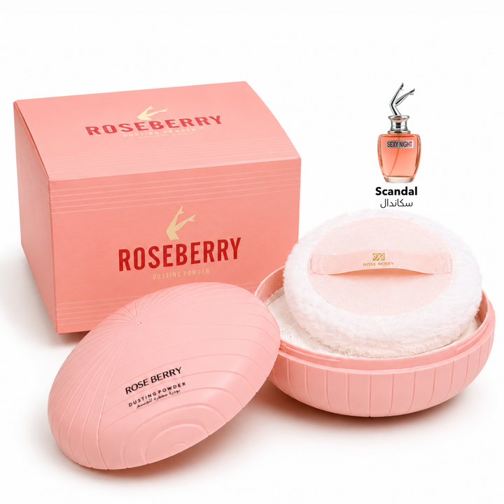Scandal Rose Berry Perfumed Body Powder