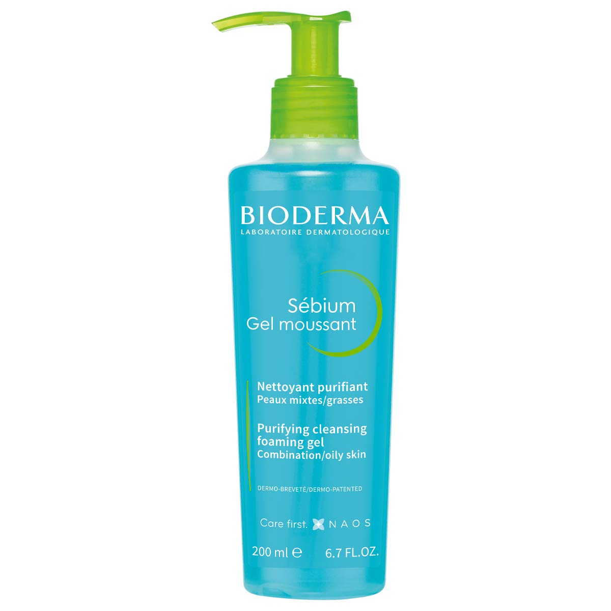 BIO DERMA MOUSSANT GEL WASH BLUE 200ML - BEAUTINA