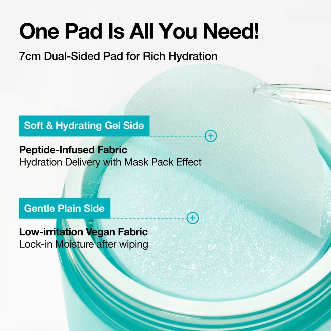 PDRN 100 Hyaluronic Acid Glow Pad 60 pcs - BEAUTINA