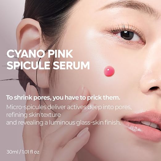 Cemenrete Cyano Pink Spicule Serum | Brightening & Skin Barrier Repair Serum