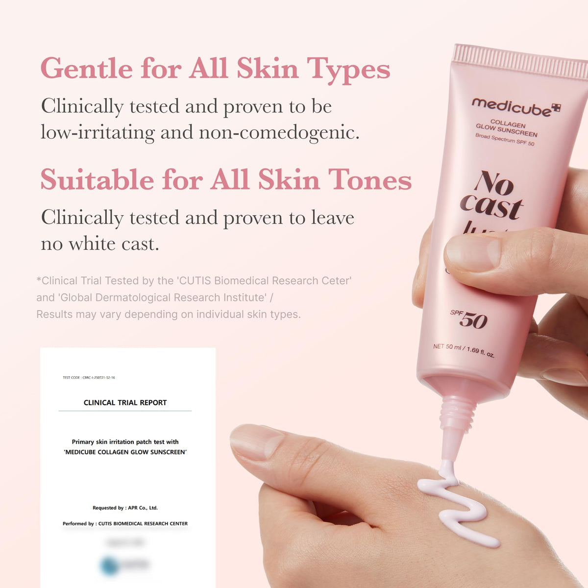 No Cast Just Glow Collagen SPF 50 Sunscreen  50ml