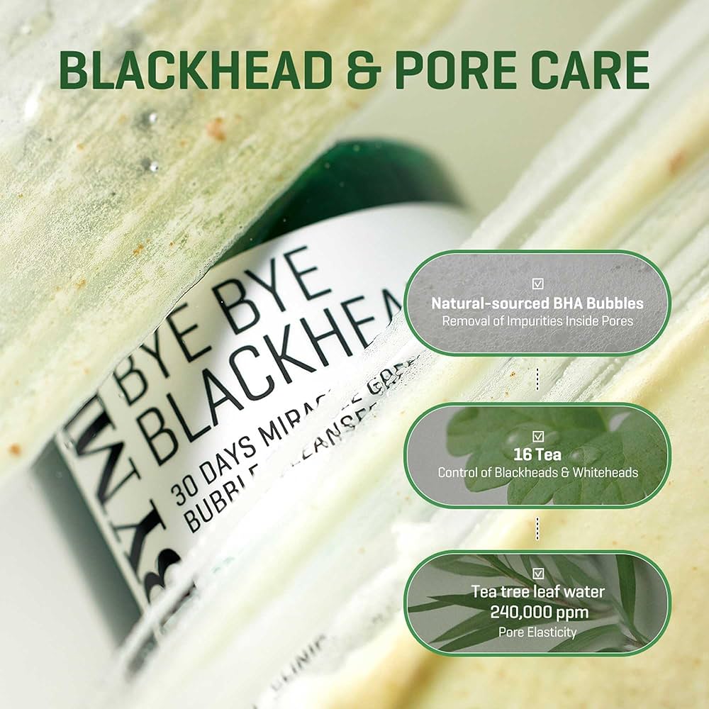 Bye Bye Blackheads Bubble Green Tea Tox Cleanser - BEAUTINA