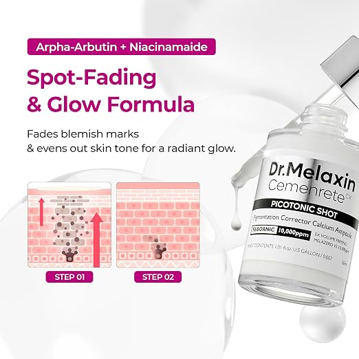 Calcium Cemenrete Picotonic Shot | Firming & Skin Barrier Boosting Ampoule