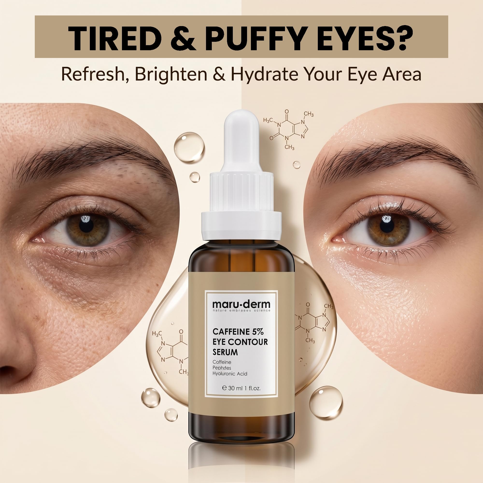Caffeine 5% Eye Contour Serum 30ml – Dark Circle & Puffiness Care