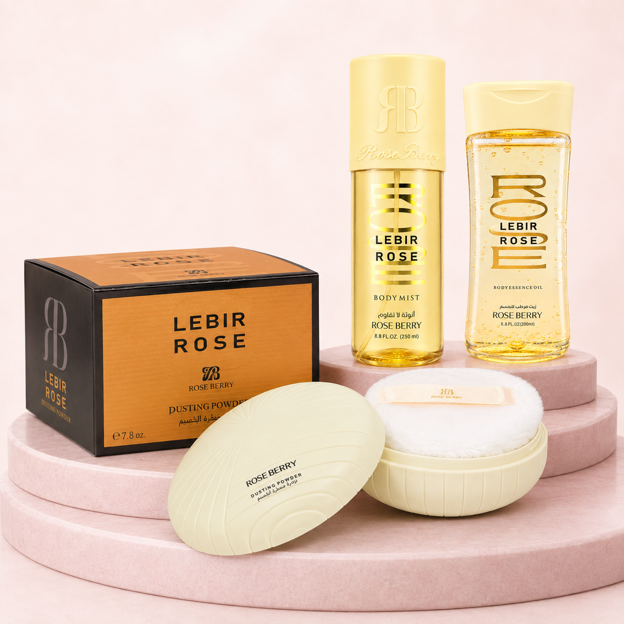 Lebir Rose Body Set 3-in-1