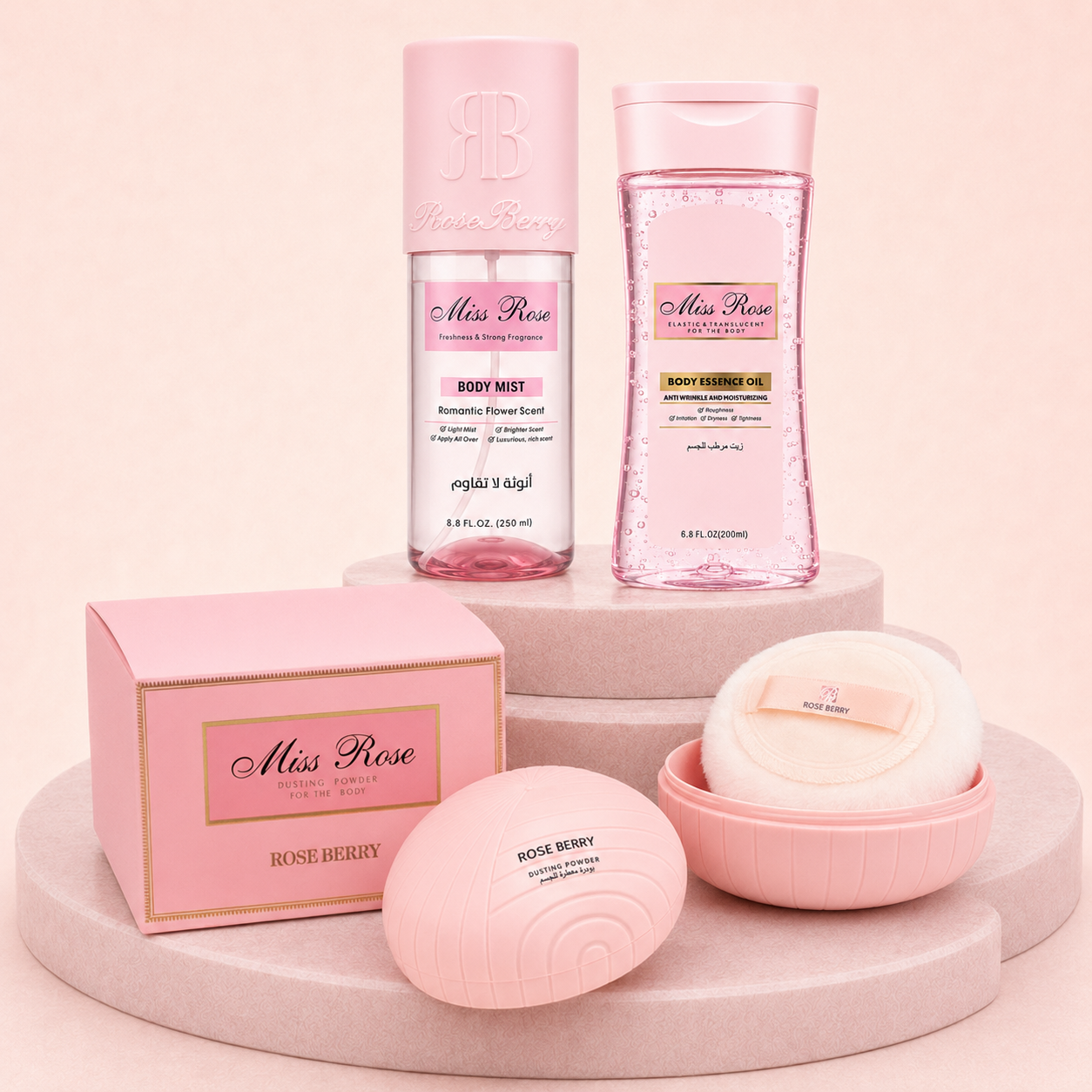 Miss Rose Body Set 3-in-1