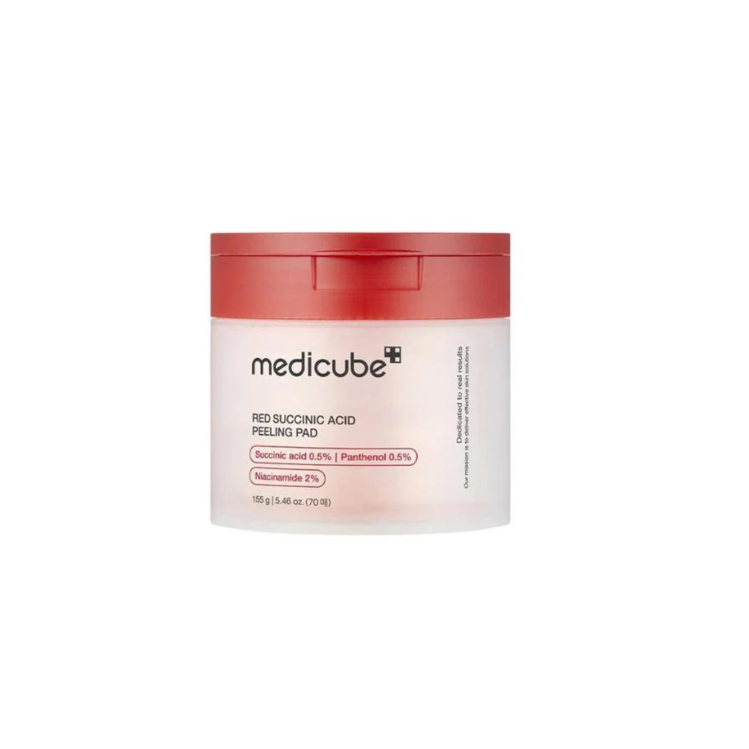 Medicube Red Succinic Acid Peeling Pad – 70 Pads - BEAUTINA