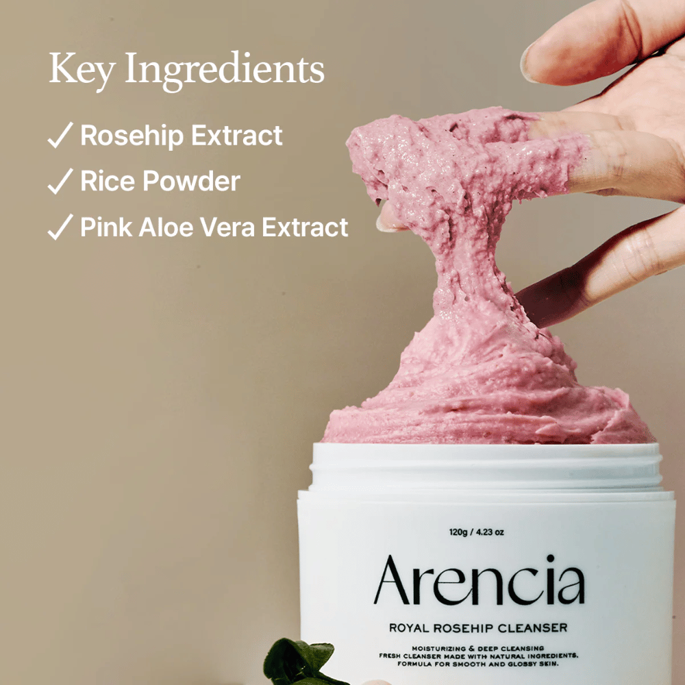 Fresh Rosehip Rice Mochi Cleanser – Korean Rice Cleanser for Deep Cleansing & Glow - BEAUTINA