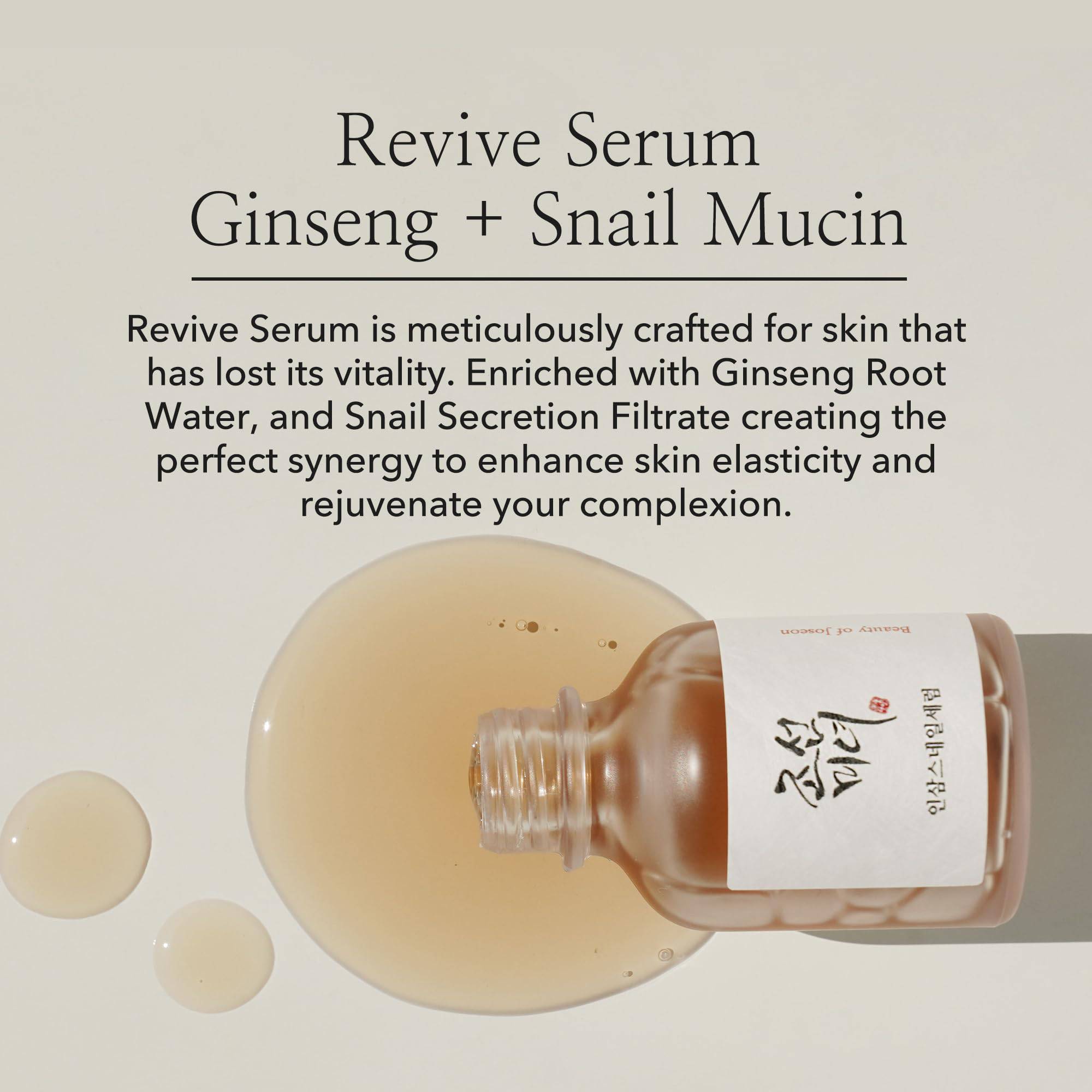 Beauty of Joseon Ginseng + Snail Firming Serum 30 ml - BEAUTINA