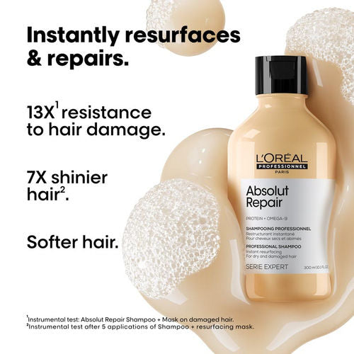 Absolut Repair Shampoo - Serie Expert 300 ml