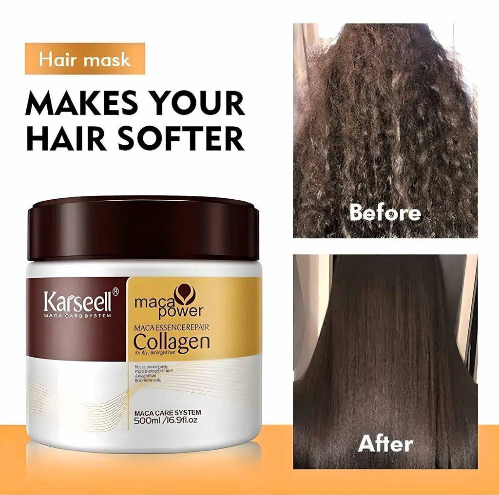 Karseell hair straightening and smoothing mask 500 ml - BEAUTINA