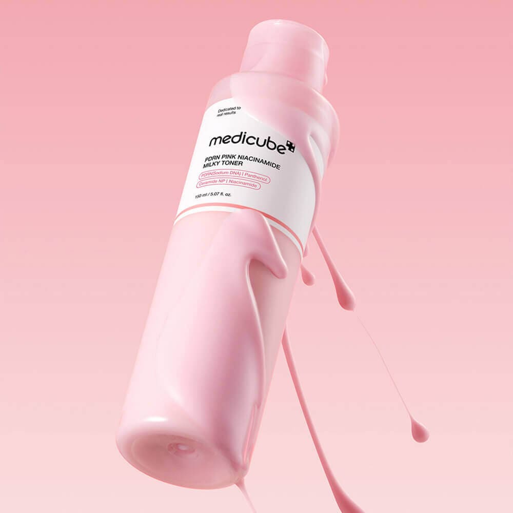PDRN Pink Niacinamide Milky Toner | Brightening & Hydrating Korean Toner