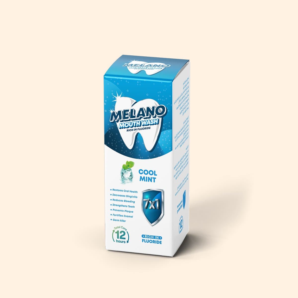 Melano Mouth Wash Mint 300 ml - BEAUTINA