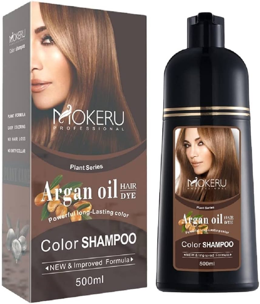 Mokeru Hair Color Shampoo Dark Brown 500 ml - BEAUTINA