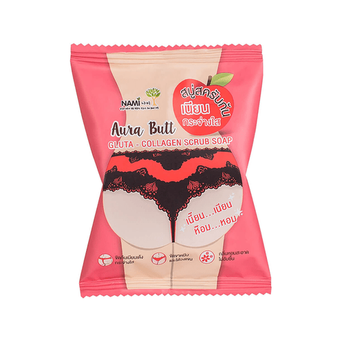 Body and butt exfoliating soap with peach - BEAUTINA