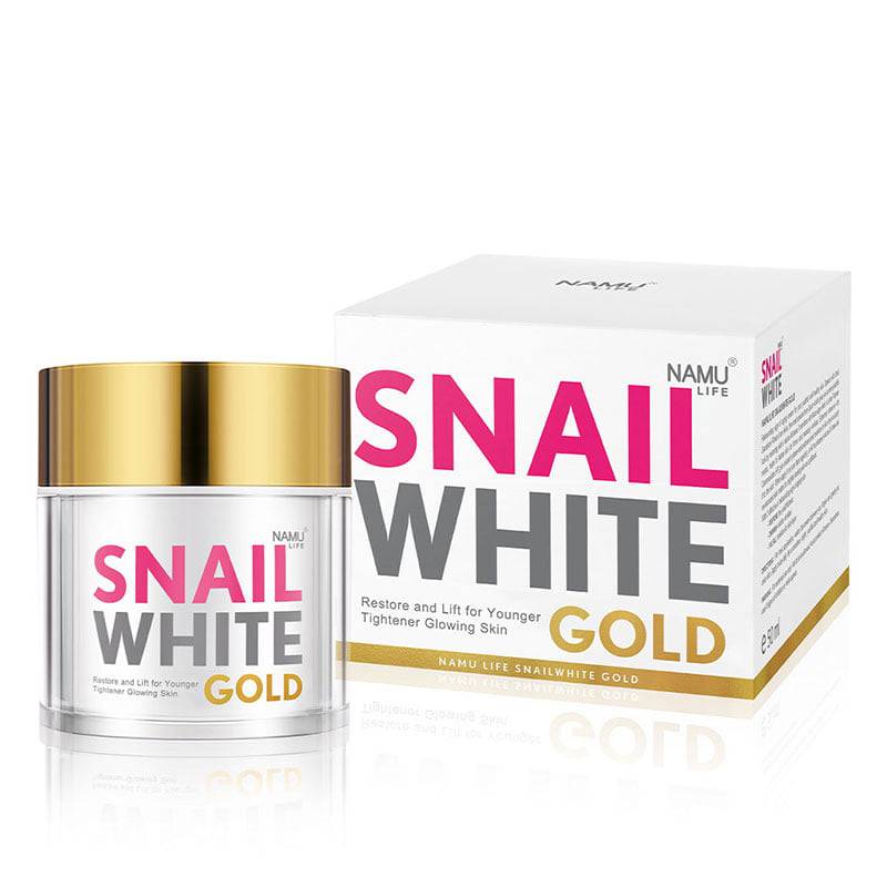 White gold snail cream for whitening and tightening 50 ml - BEAUTINA