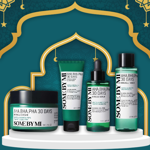 AHA.BHA.PHA 30 Days Miracle Set – Clear Skin & Pore Care Routine (4 Steps) - BEAUTINA