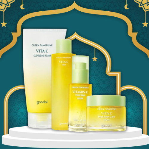 Goodal Green Tangerine Vita-C Set – Brightening & Dark Spot Care Routine (4 Steps) - BEAUTINA