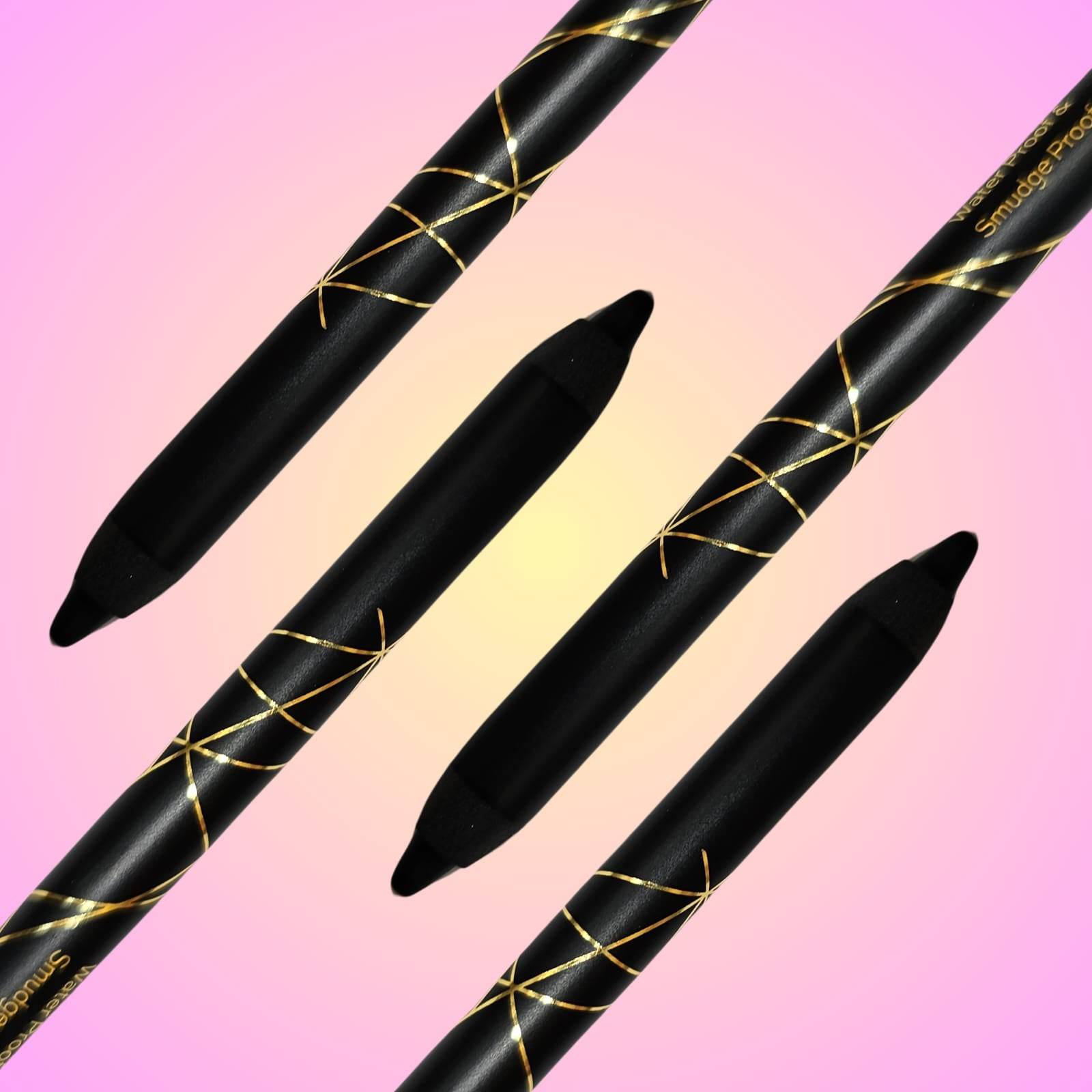 Roseberry eyeliner + waterproof gel eyeliner, black color 101 - BEAUTINA