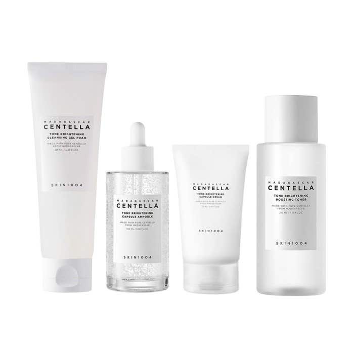 Centella Tone Brightening Set – 4-Step Radiance & Calm Routine - BEAUTINA