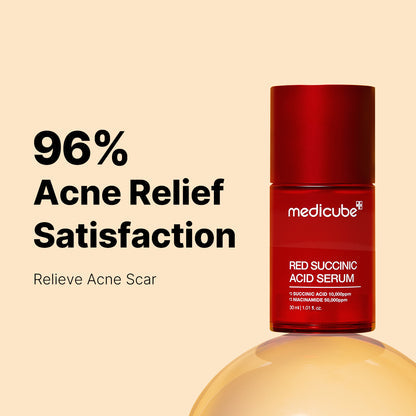Medicube Red Succinic Acid Serum – 30 ml - BEAUTINA